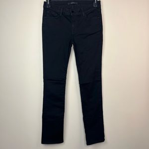 DSTLD Black Mid Rise Cigarette Pants, 28